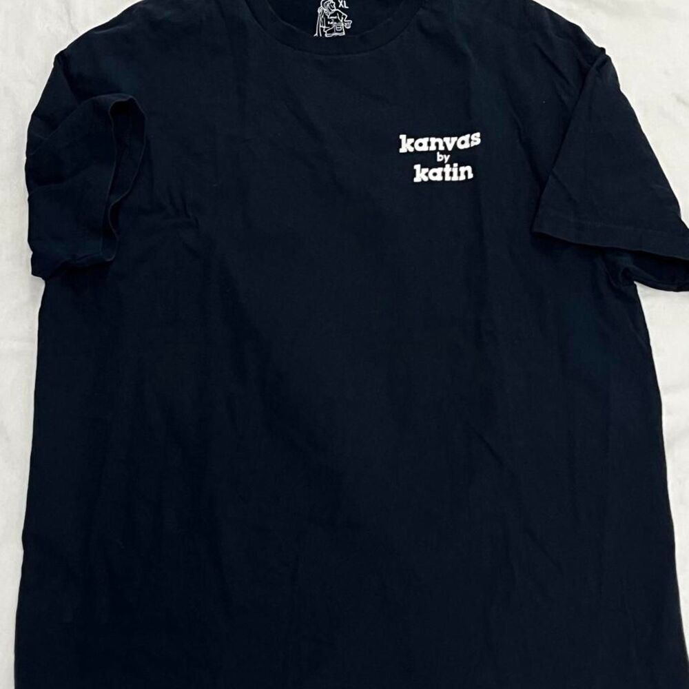 Katin Men's Black and Navy T-shirt